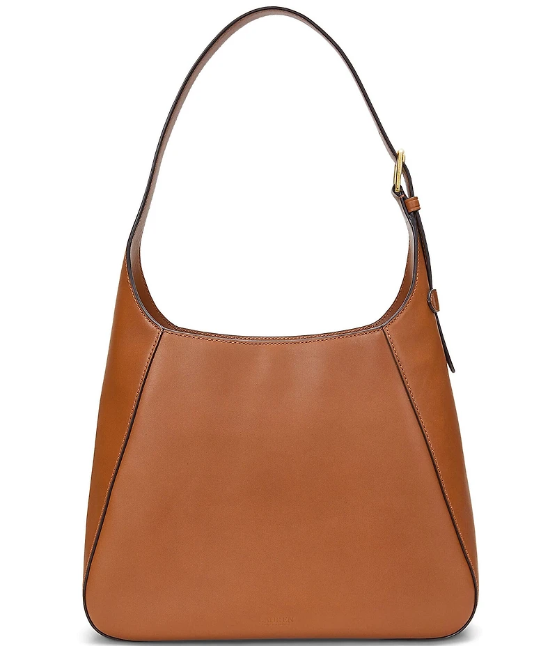 Lauren Ralph Lauren Tanner Large Leather Padlock Shoulder Bag