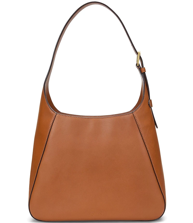 Lauren Ralph Lauren Tanner Large Leather Padlock Shoulder Bag
