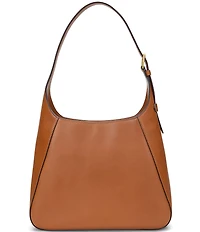 Lauren Ralph Lauren Tanner Large Leather Padlock Shoulder Bag