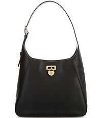Lauren Ralph Lauren Tanner Large Leather Padlock Shoulder Bag