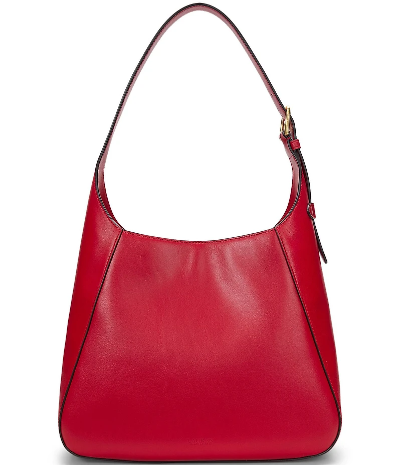 Lauren Ralph Lauren Tanner Large Leather Padlock Shoulder Bag