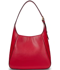 Lauren Ralph Lauren Tanner Large Leather Padlock Shoulder Bag