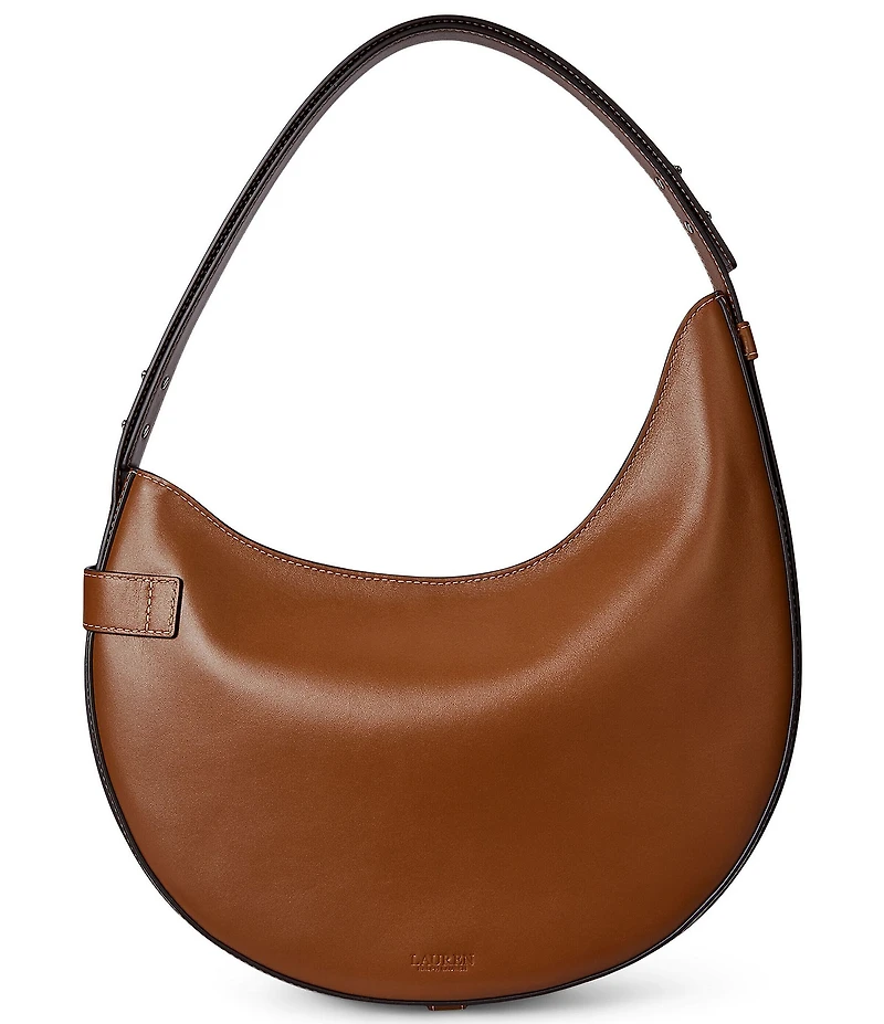 Lauren Ralph Lauren Tasha Large Leather Shoulder Bag