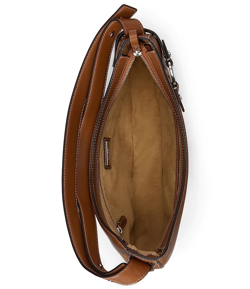 Lauren Ralph Lauren Tasha Large Leather Shoulder Bag