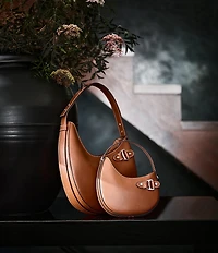Lauren Ralph Lauren Tasha Large Leather Shoulder Bag