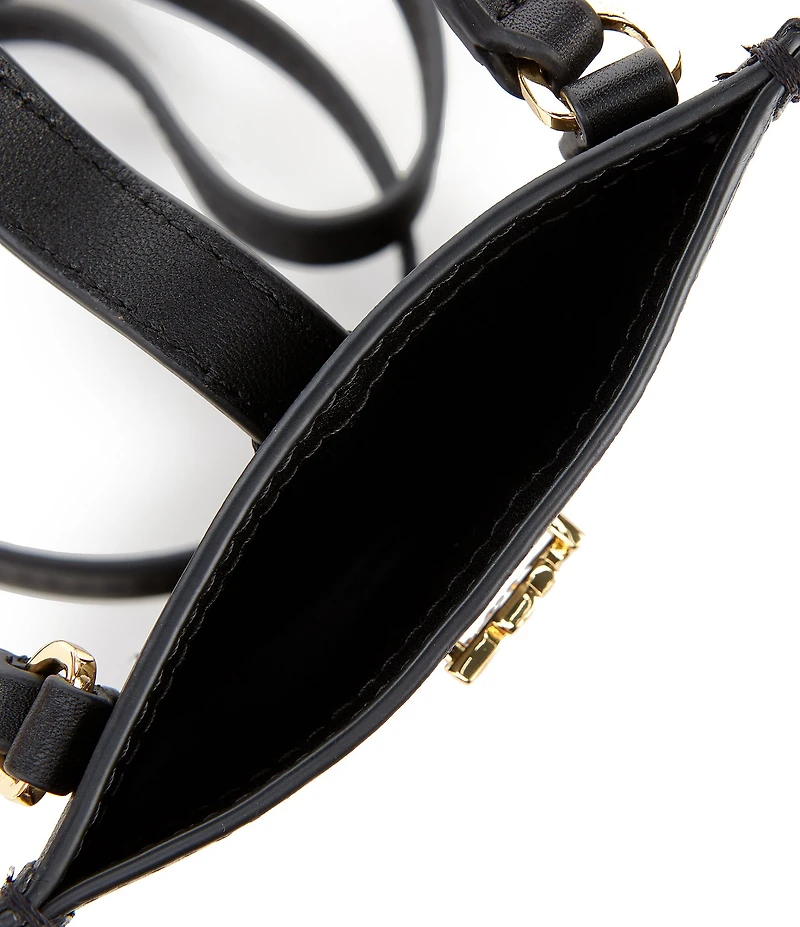 Lauren Ralph Lauren Leather Crossbody Tech Case