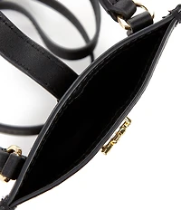Lauren Ralph Lauren Leather Crossbody Tech Case