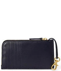 Lauren Ralph Lauren Leather L-Zip Card Case
