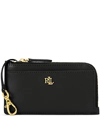 Lauren Ralph Lauren L-Zip Leather Card Case