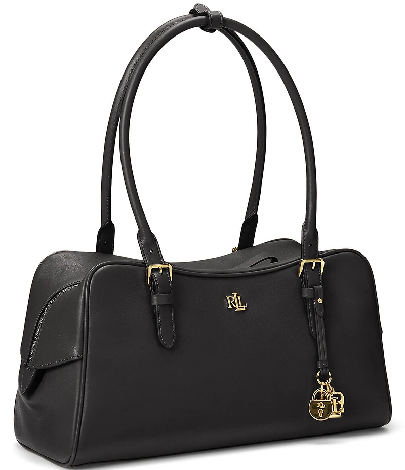 Lauren Ralph Lauren Marcy Large Zip Satchel Bag