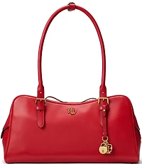 Lauren Ralph Lauren Marcy Large Zip Satchel Bag