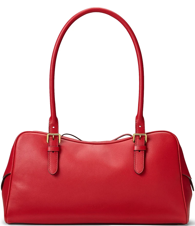 Lauren Ralph Lauren Marcy Large Zip Satchel Bag