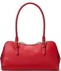 Lauren Ralph Lauren Marcy Large Zip Satchel Bag
