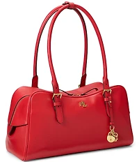 Lauren Ralph Lauren Marcy Large Zip Satchel Bag