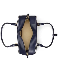 Lauren Ralph Lauren Marcy Large Contrast Trim Satchel Bag