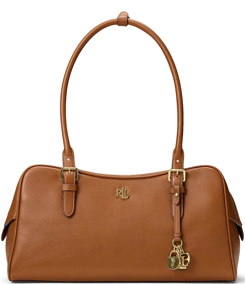 Lauren Ralph Lauren Marcy Large Zip Satchel Bag