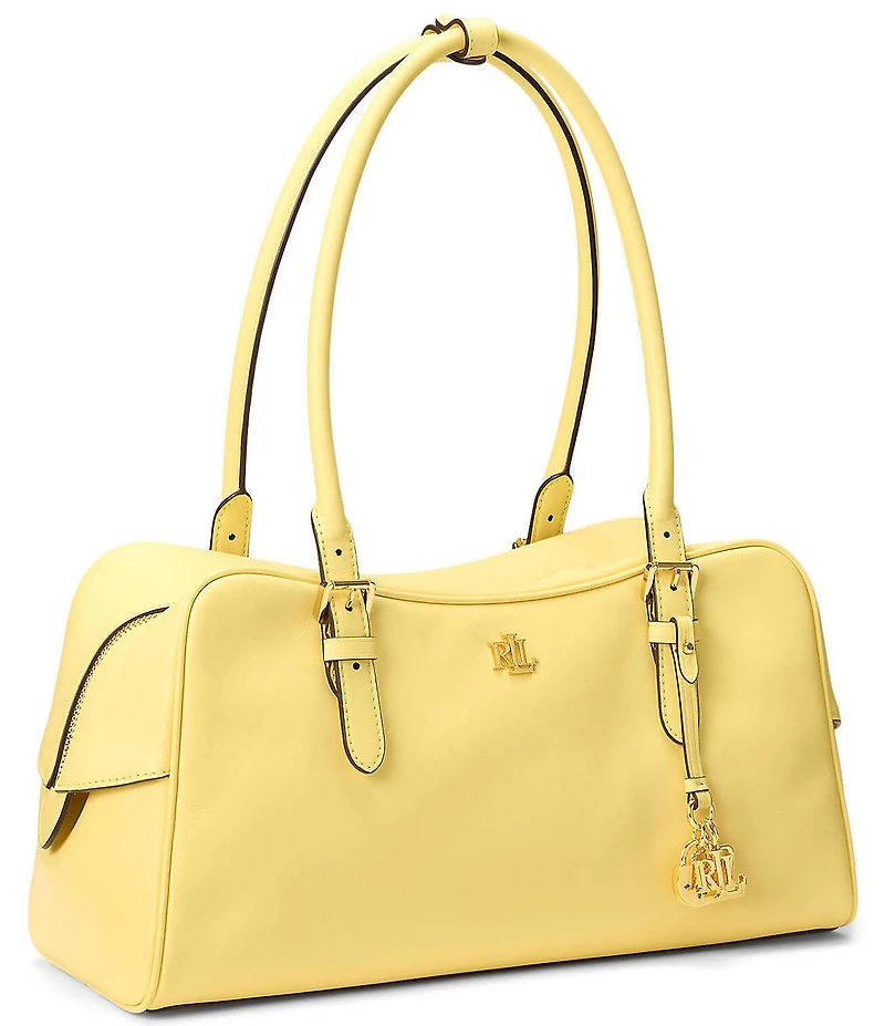 Lauren Ralph Lauren Marcy Large Zip Satchel Bag
