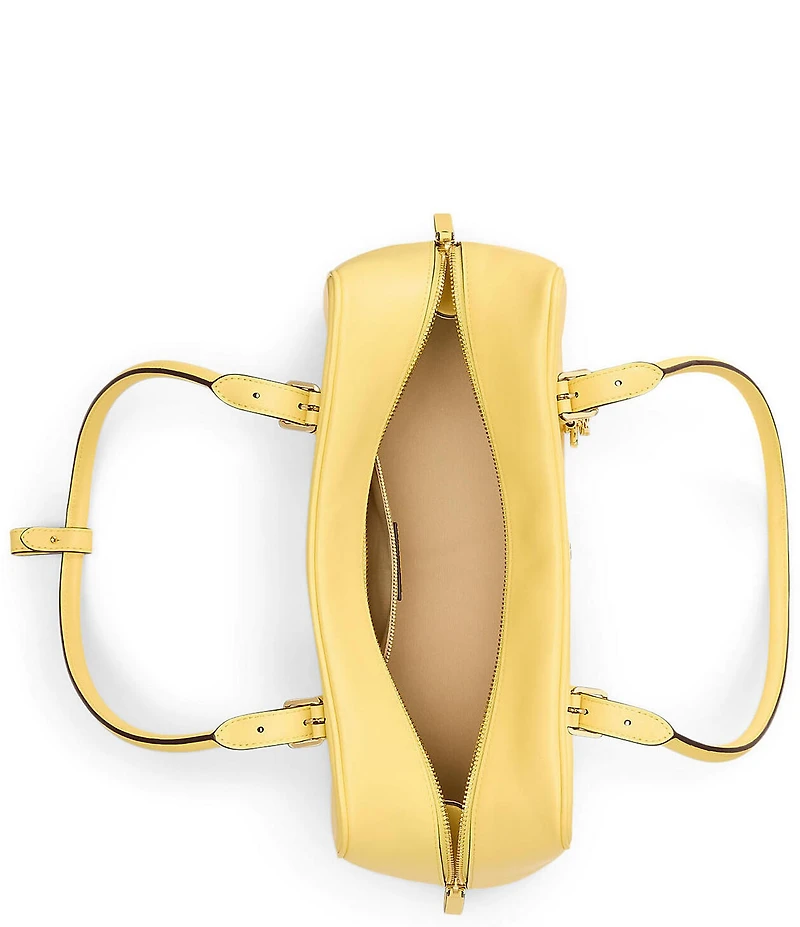 Lauren Ralph Lauren Marcy Large Zip Satchel Bag