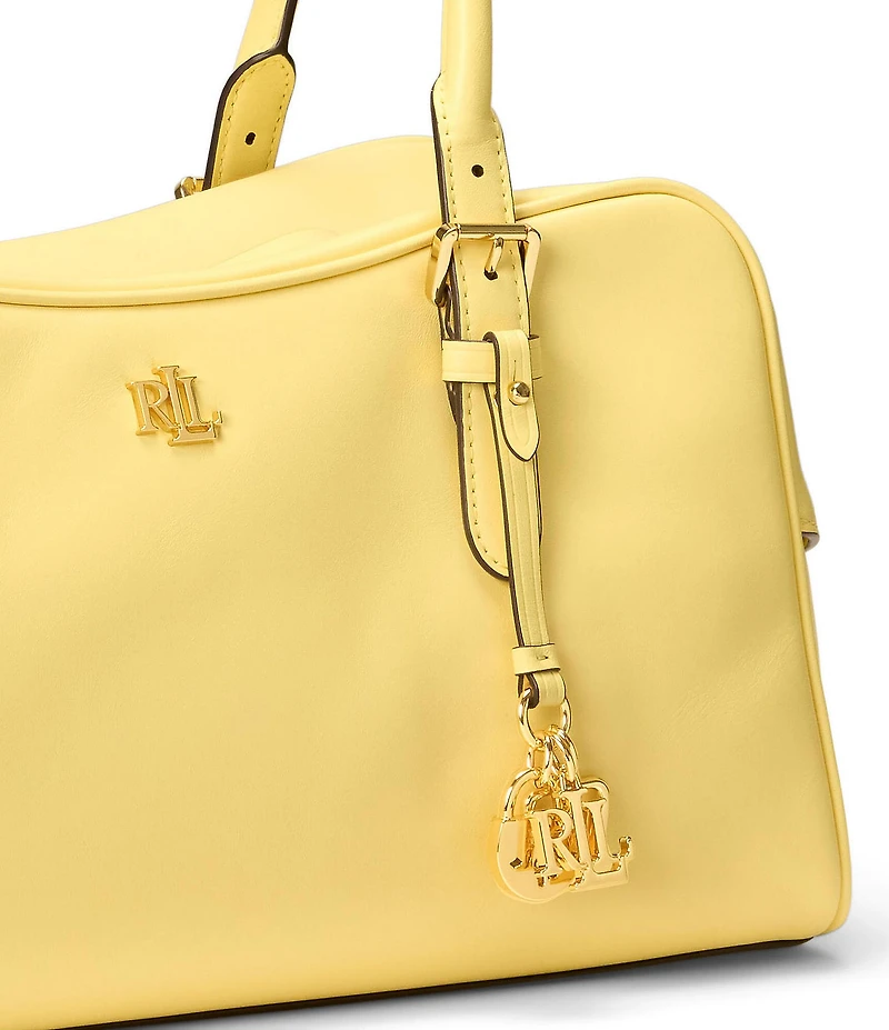Lauren Ralph Lauren Marcy Large Zip Satchel Bag