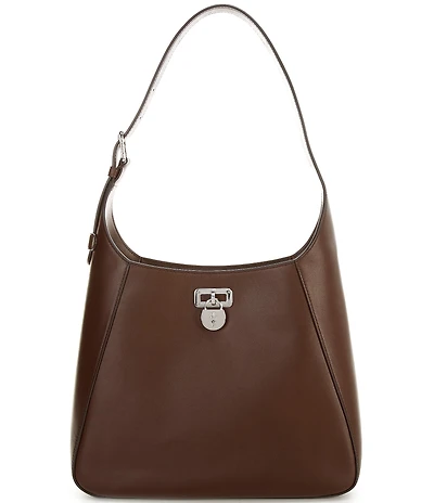 Lauren Ralph Lauren Leather Large Tanner Shoulder Bag