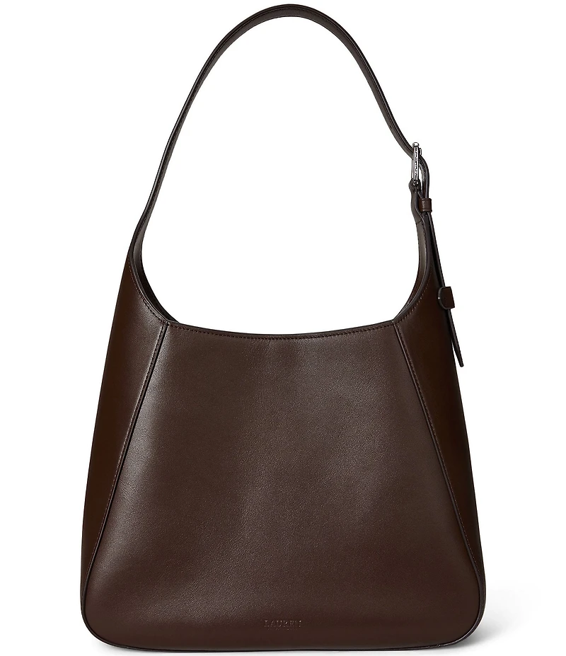 Lauren Ralph Lauren Tanner Large Leather Padlock Shoulder Bag
