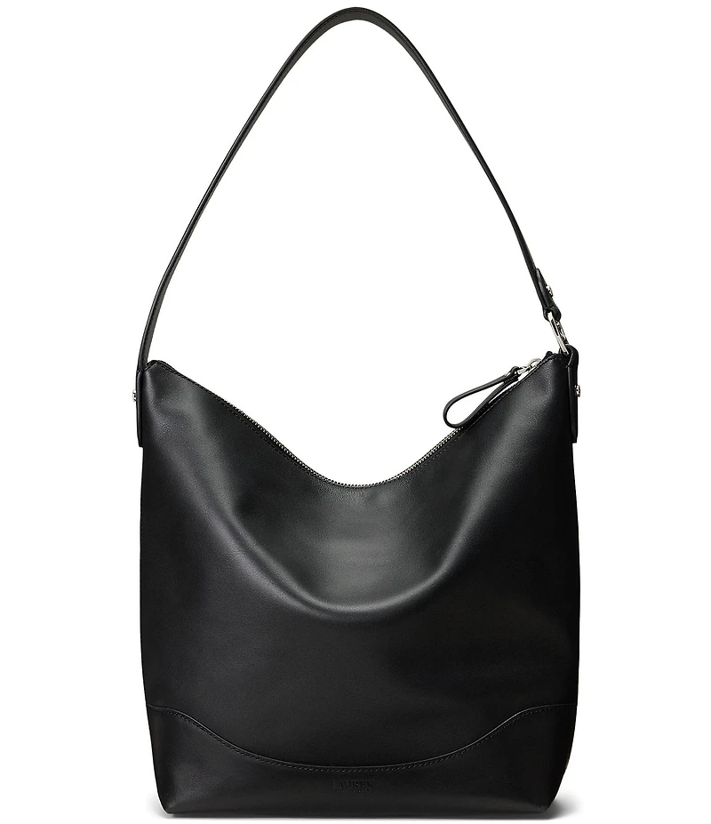 Lauren Ralph Lauren Tasha Large Leather Bucket Bag