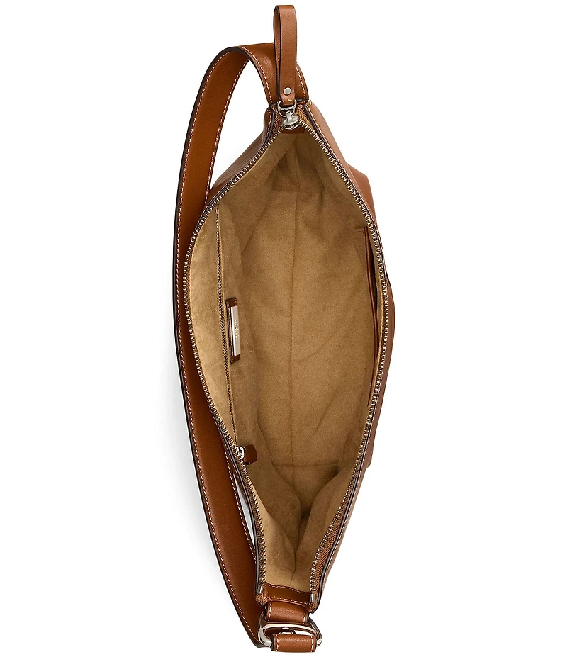 Lauren Ralph Lauren Tasha Large Leather Bucket Bag