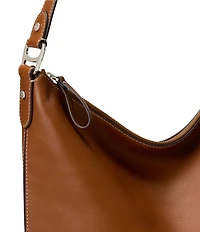 Lauren Ralph Lauren Tasha Large Leather Bucket Bag