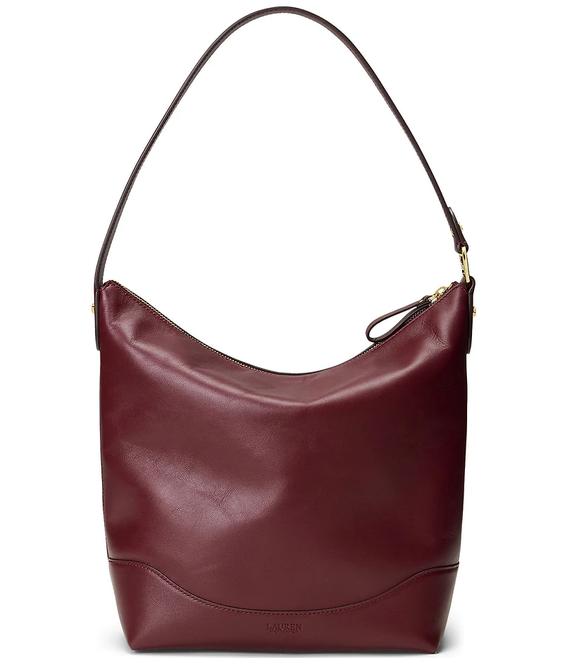 Lauren Ralph Lauren Tasha Large Leather Bucket Bag