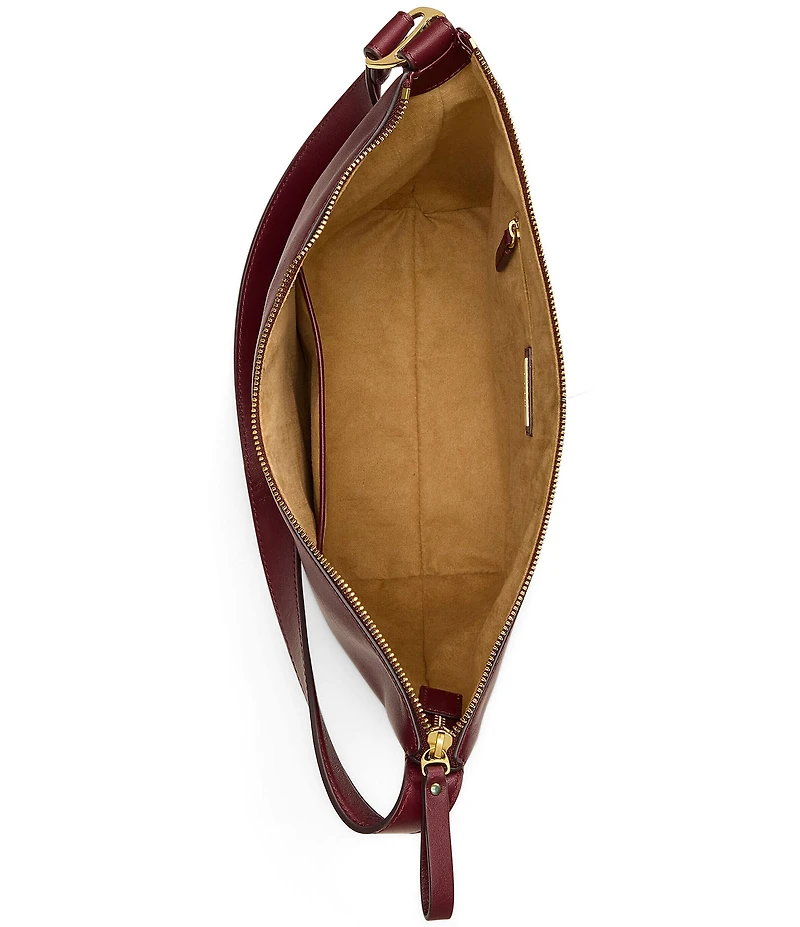 Lauren Ralph Lauren Tasha Large Leather Bucket Bag