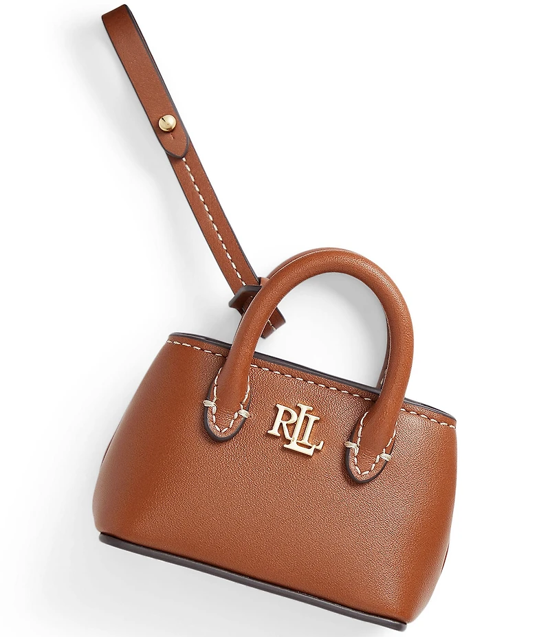 Lauren Ralph Lauren Marcy Leather Handbag Charm