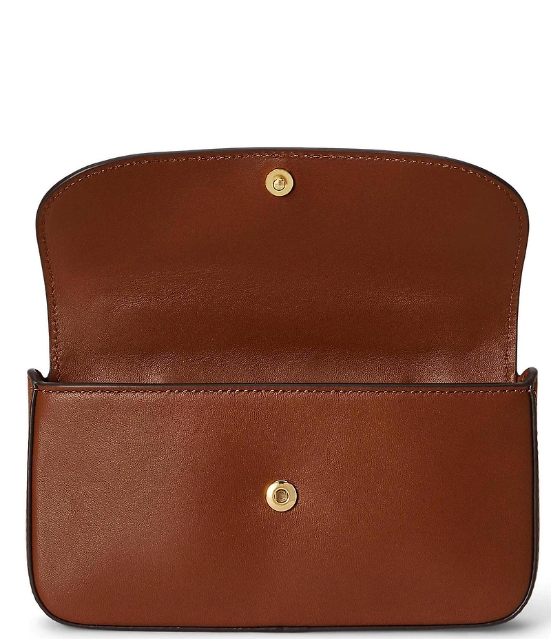 Lauren Ralph Lauren Leather Marcy Crossbody Wallet