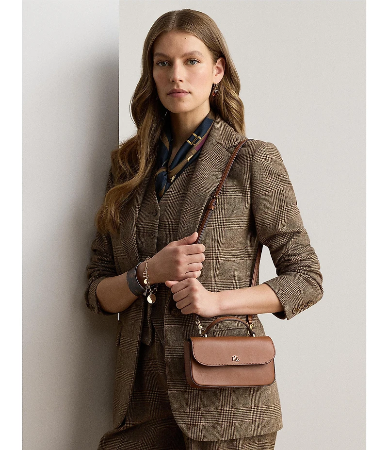 Lauren Ralph Lauren Leather Marcy Crossbody Wallet