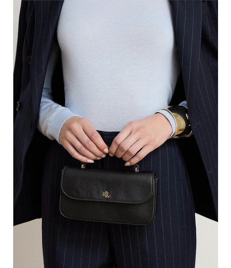 Lauren Ralph Lauren Leather Marcy Crossbody Wallet