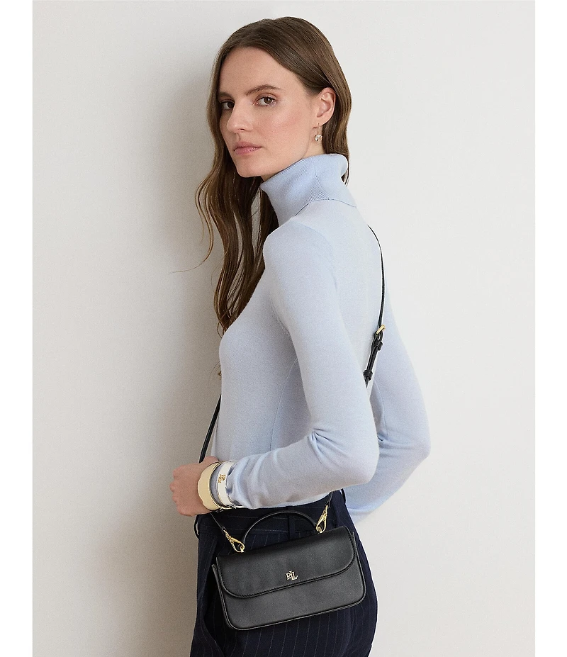 Lauren Ralph Lauren Leather Marcy Crossbody Wallet