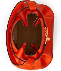 Lauren Ralph Lauren Blake Medium Belted Leather Bucket Bag