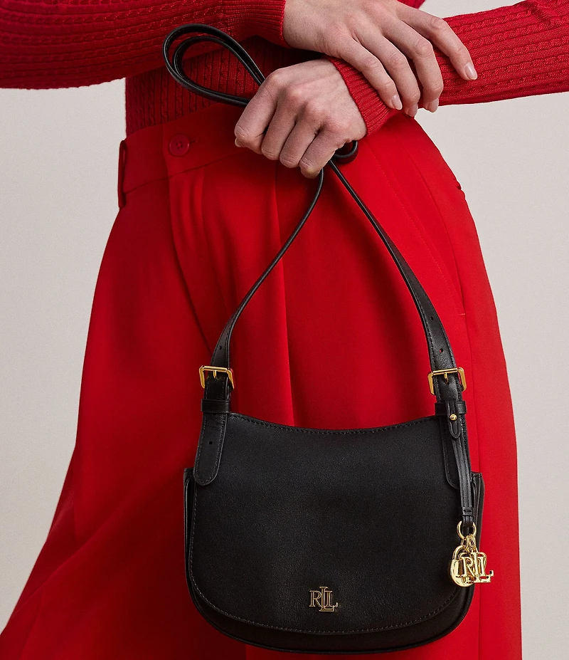 Lauren Ralph Lauren Marcy Medium Leather Crossbody Bag