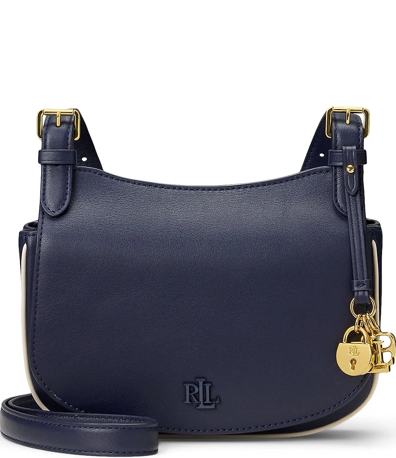 Lauren Ralph Lauren Marcy Medium Contrast Trim Crossbody Bag