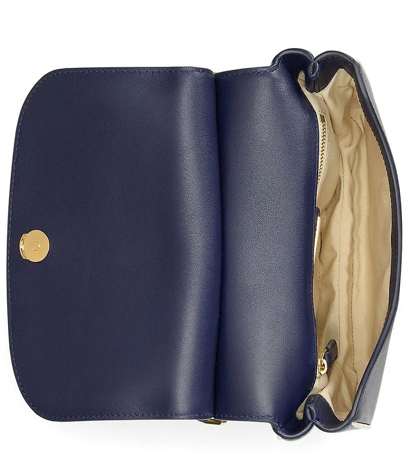 Lauren Ralph Lauren Marcy Medium Contrast Trim Crossbody Bag