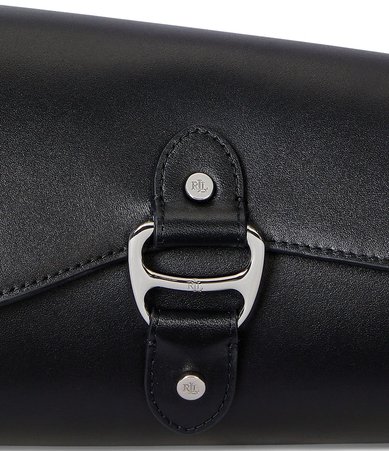 Lauren Ralph Lauren Leather Medium Tasha East-West Shoulder Bag