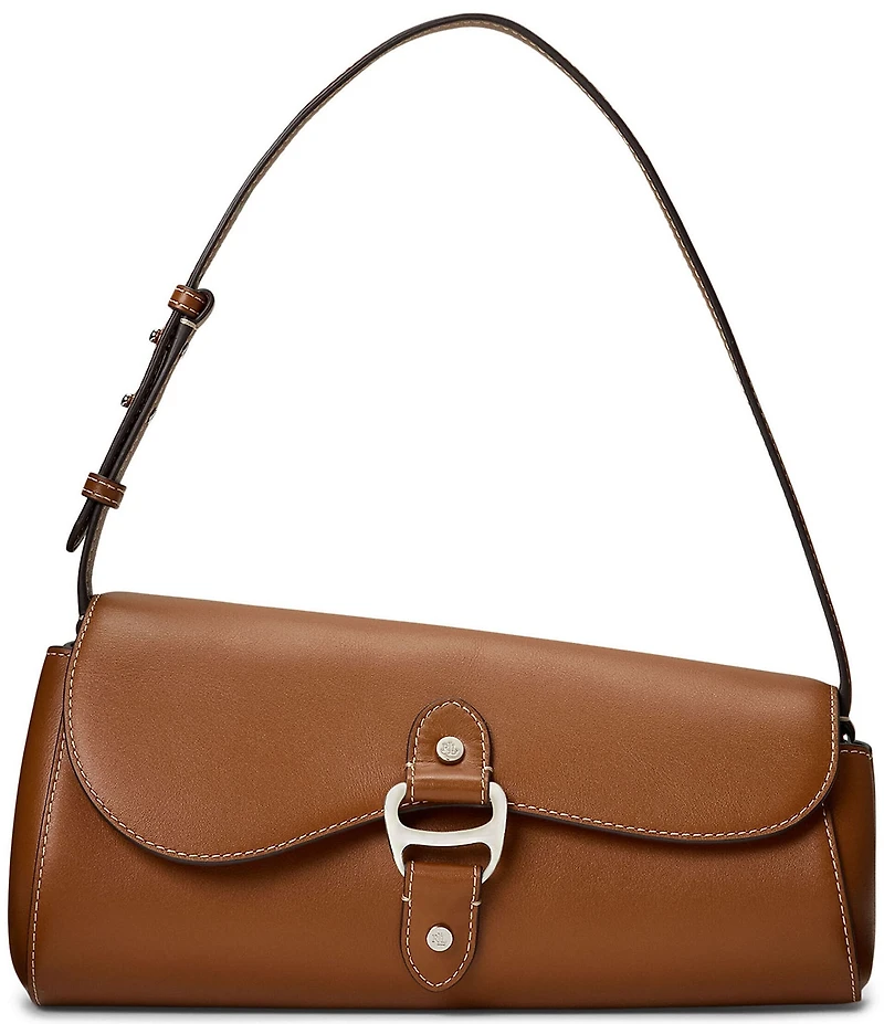 Lauren Ralph Lauren Leather Medium Tasha East-West Shoulder Bag