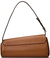 Lauren Ralph Lauren Leather Medium Tasha East-West Shoulder Bag