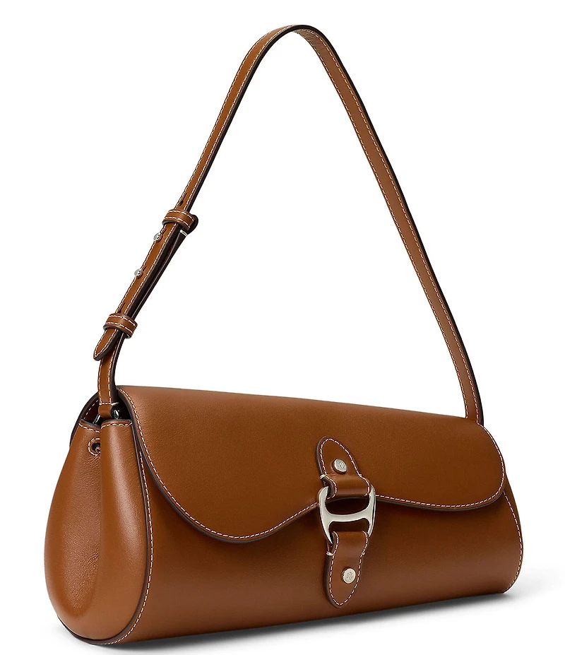 Lauren Ralph Lauren Leather Medium Tasha East-West Shoulder Bag