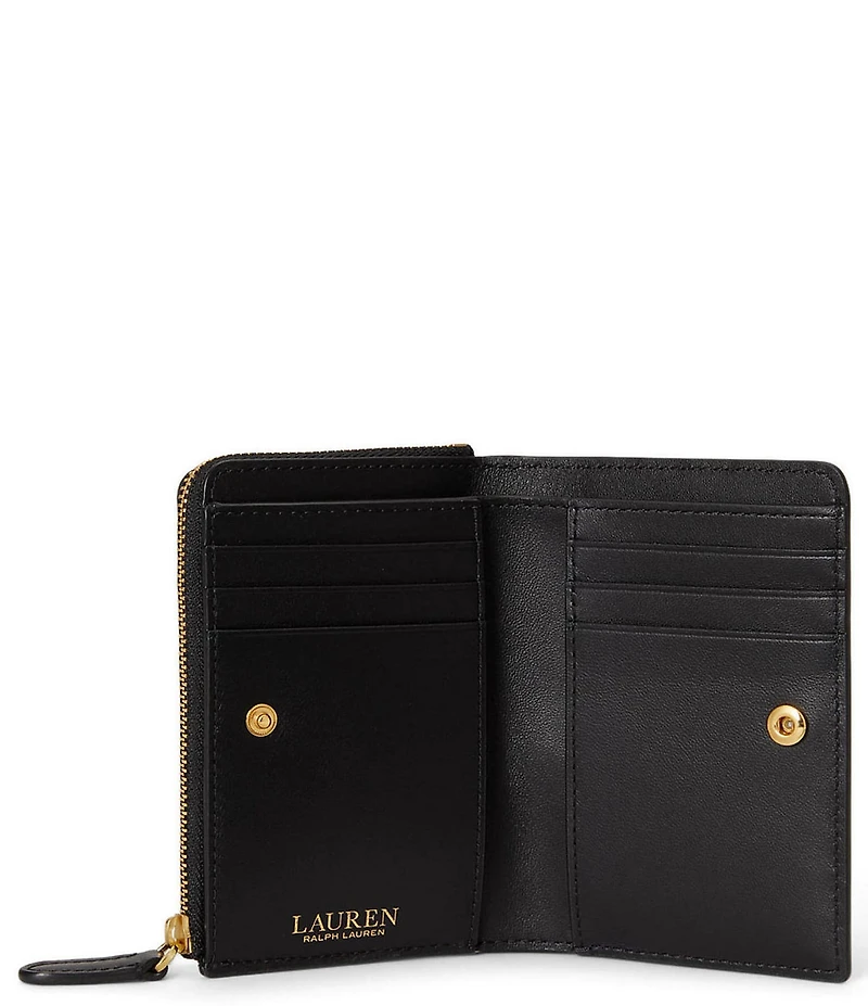 Lauren Ralph Lauren Leather Small Bi-Fold Wallet