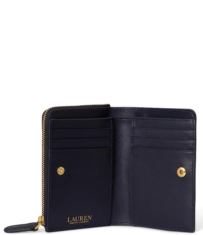 Lauren Ralph Lauren Leather Small Bi-Fold Wallet