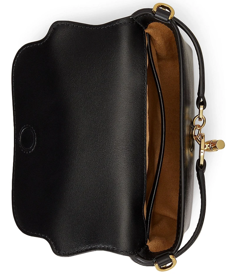 Lauren Ralph Lauren Blake Small Leather Belted Crossbody Bag