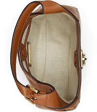 Lauren Ralph Lauren Tanner Mini Leather Padlock Shoulder Bag