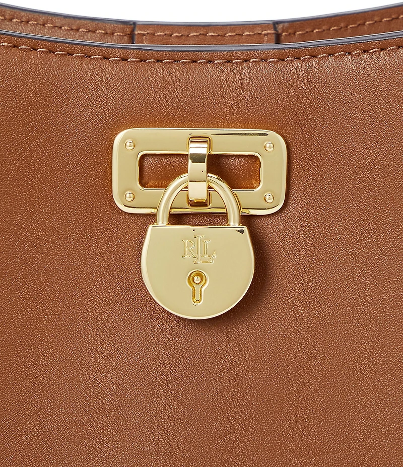 Lauren Ralph Lauren Tanner Mini Leather Padlock Shoulder Bag