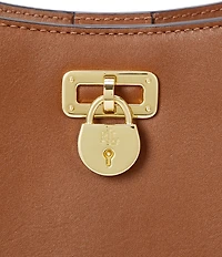 Lauren Ralph Lauren Tanner Mini Leather Padlock Shoulder Bag