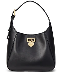 Lauren Ralph Lauren Tanner Mini Leather Padlock Shoulder Bag